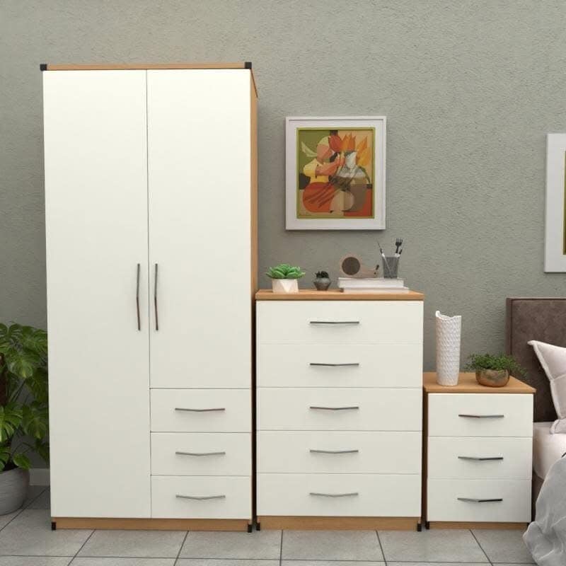 Premium Two Door Wardrobe Set – UkFurnitureMart