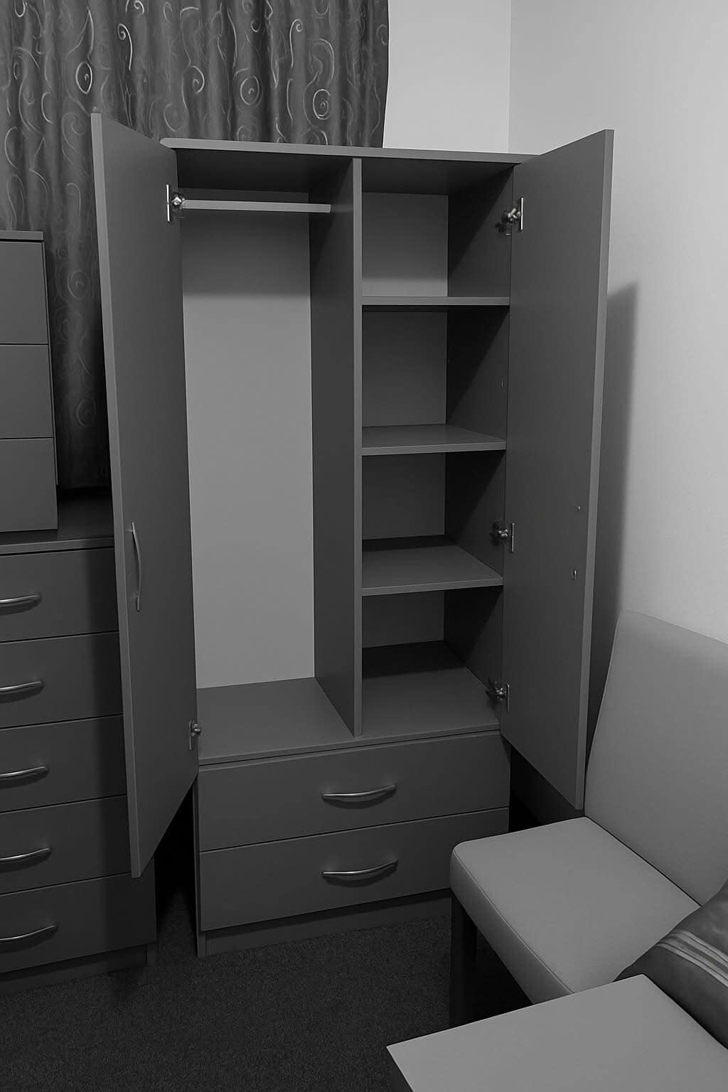 Premium Two Door Wardrobe Set – UkFurnitureMart