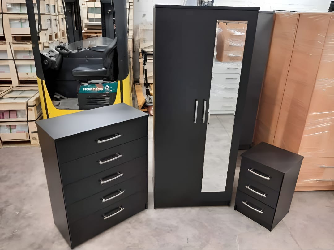 Premium Two Door Wardrobe Set – UkFurnitureMart