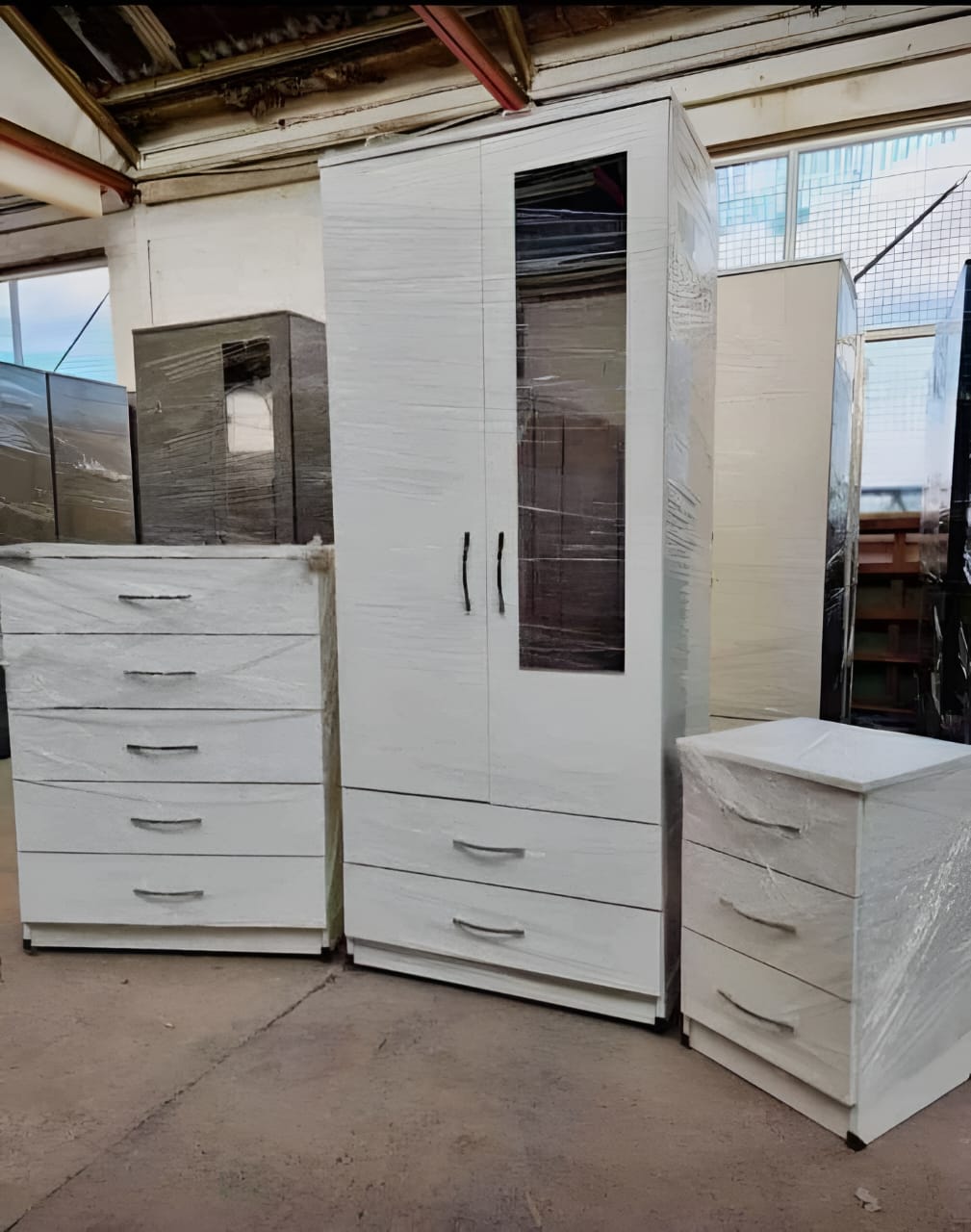 Premium Two Door Wardrobe Set – UkFurnitureMart