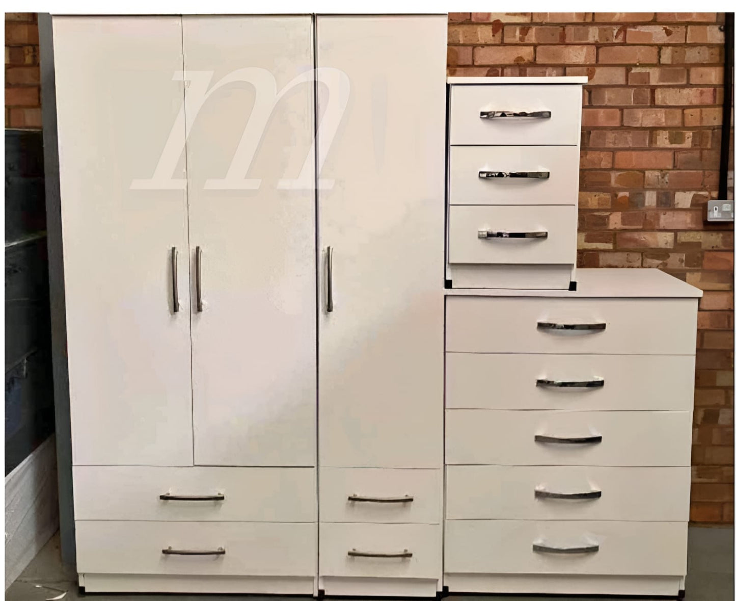 Premium Three Door Wardrobe Set – UkFurnitureMart
