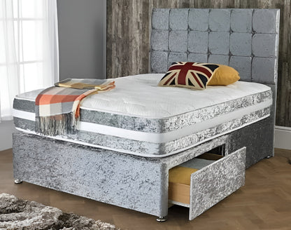 Divan Bed with Mattress & Storage Options – Single, Small Double, Double, King & Super King