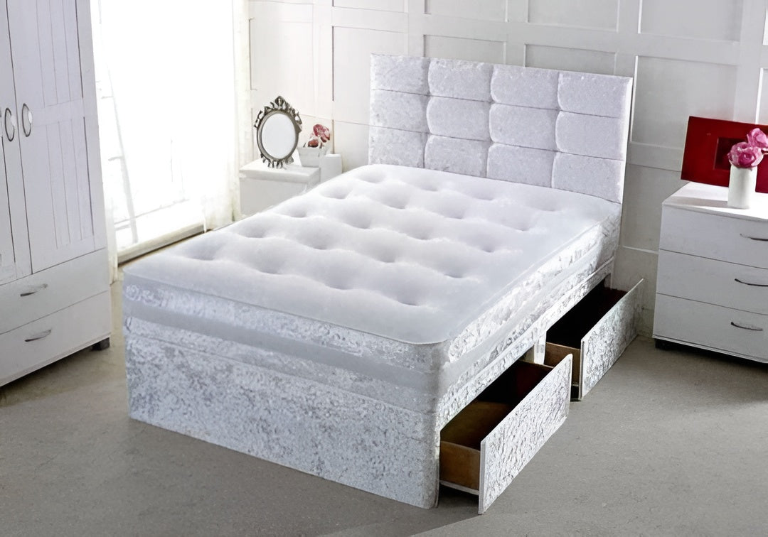 Divan Bed with Mattress & Storage Options – Single, Small Double, Double, King & Super King