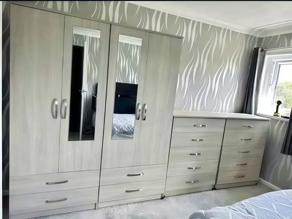 Premium Four Door Wardrobe Set – UkFurnitureMart