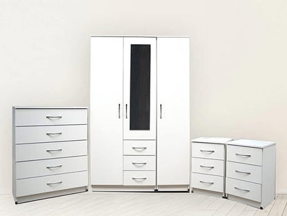 Premium Three Door Wardrobe Set – UkFurnitureMart