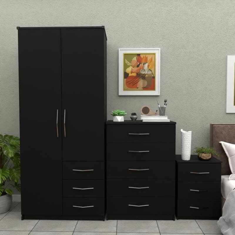 Premium Two Door Wardrobe Set – UkFurnitureMart