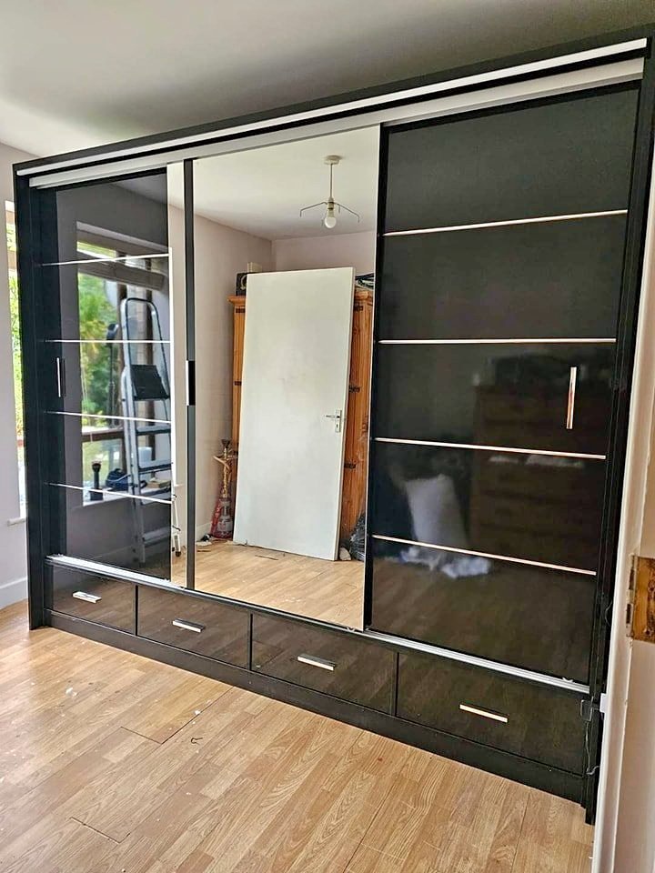 FLORENCE 256CM GLOSSY WARDROBE