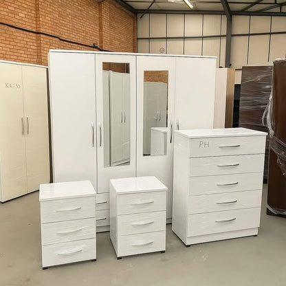 Premium Four Door Wardrobe Set – UkFurnitureMart