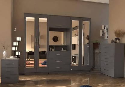 Six Door Wardrobe