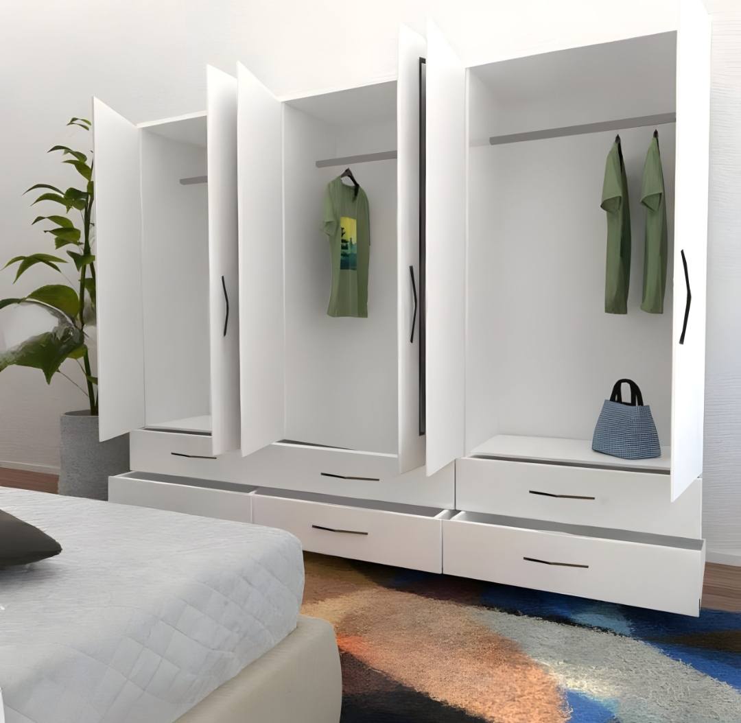 Six Door Wardrobe