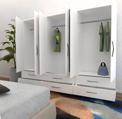 Six Door Wardrobe