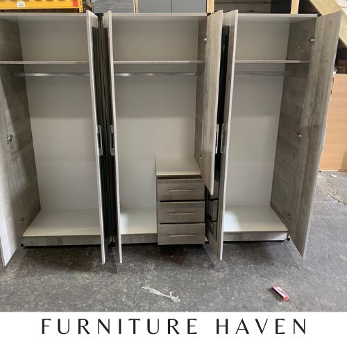 Six Door Wardrobe