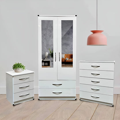 Premium Two Door Wardrobe Set – UkFurnitureMart