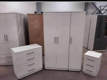 Premium Three Door Wardrobe Set – UkFurnitureMart