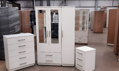 Premium Three Door Wardrobe Set – UkFurnitureMart