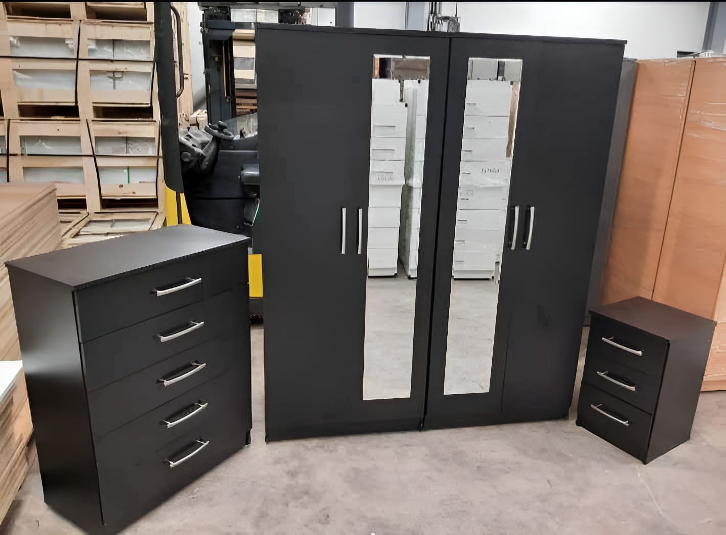 Premium Four Door Wardrobe Set – UkFurnitureMart