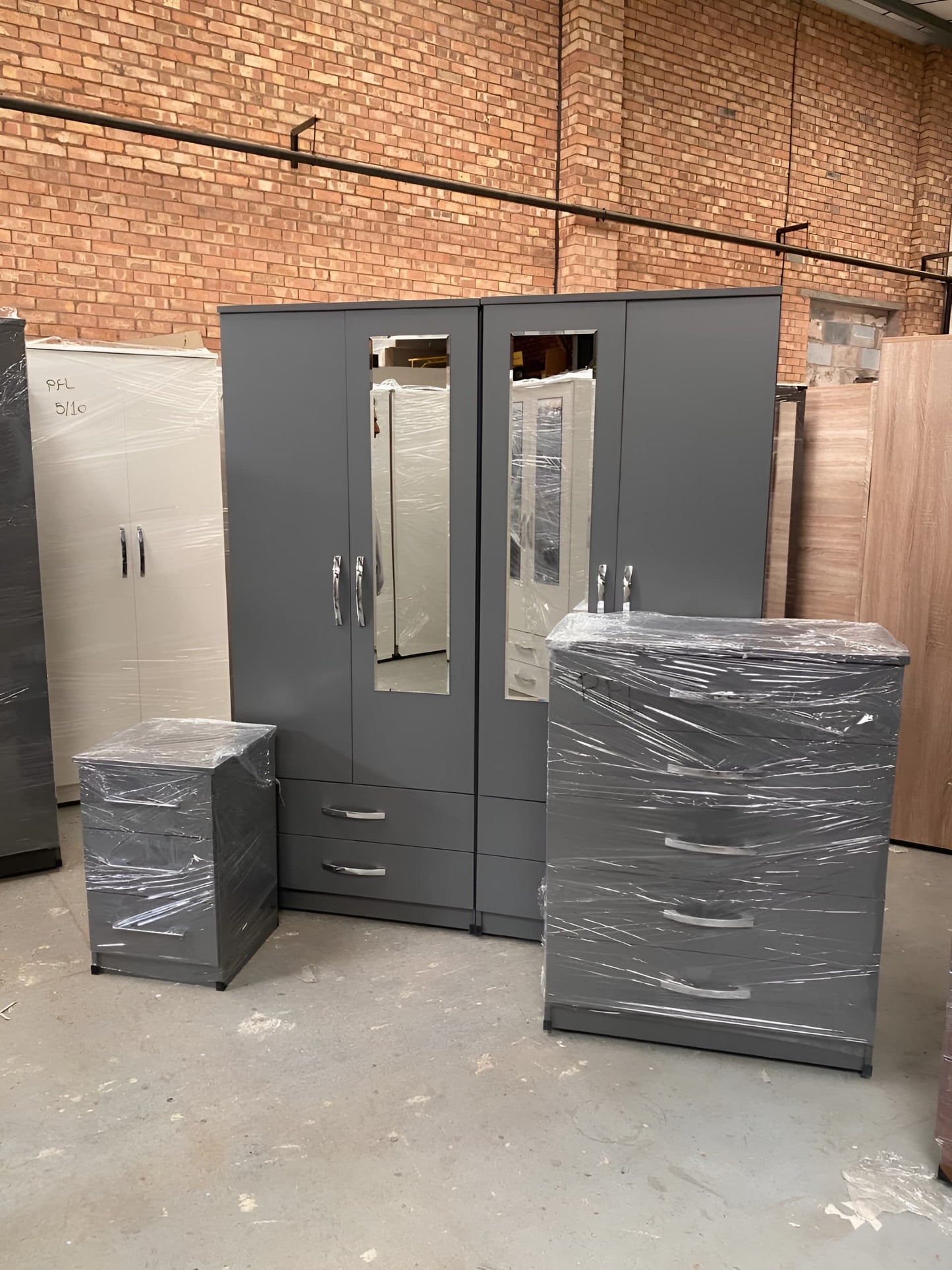 Premium Four Door Wardrobe Set – UkFurnitureMart