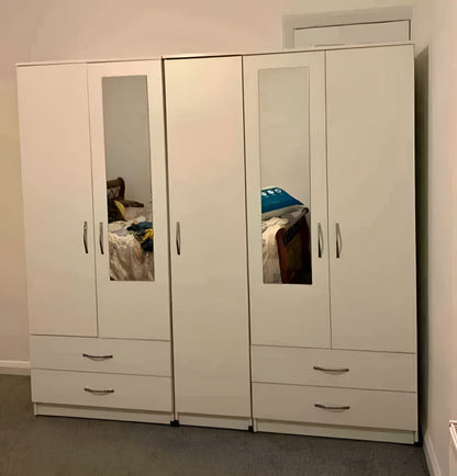 Premium Five Door Wardrobe Set – UkFurnitureMart