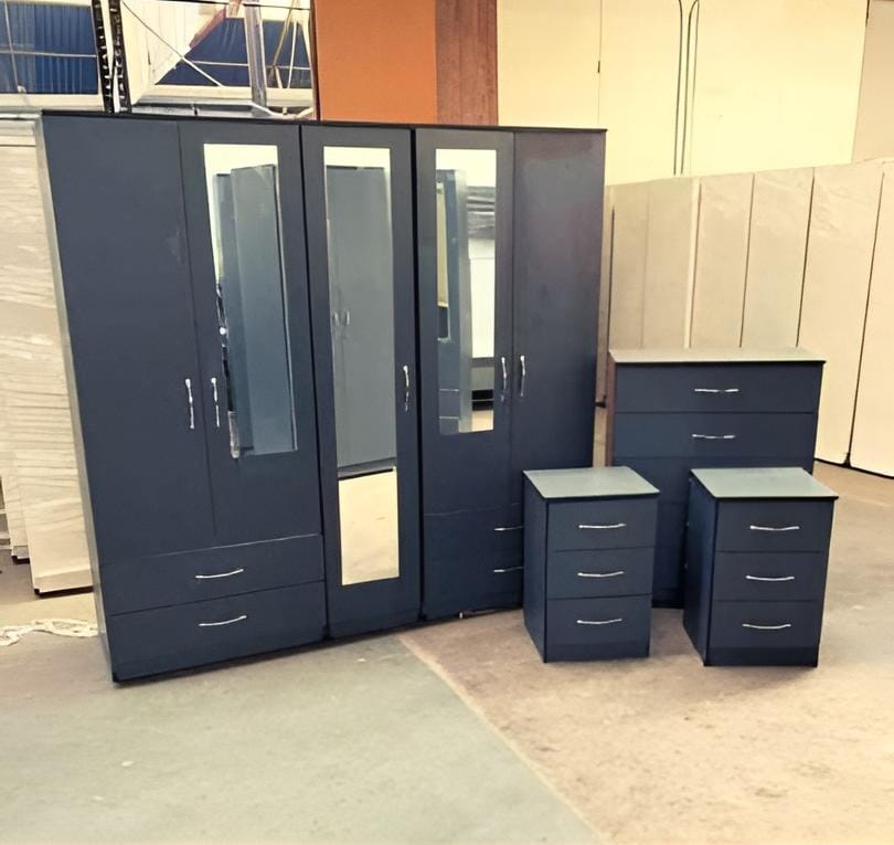 Premium Five Door Wardrobe Set – UkFurnitureMart