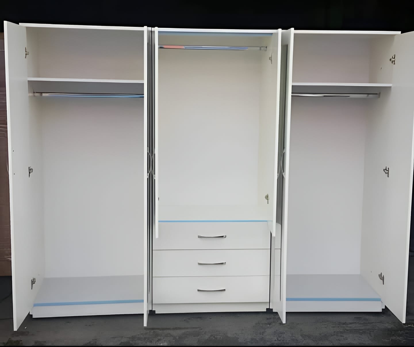Premium Six Door Wardrobe Set – UkFurnitureMart