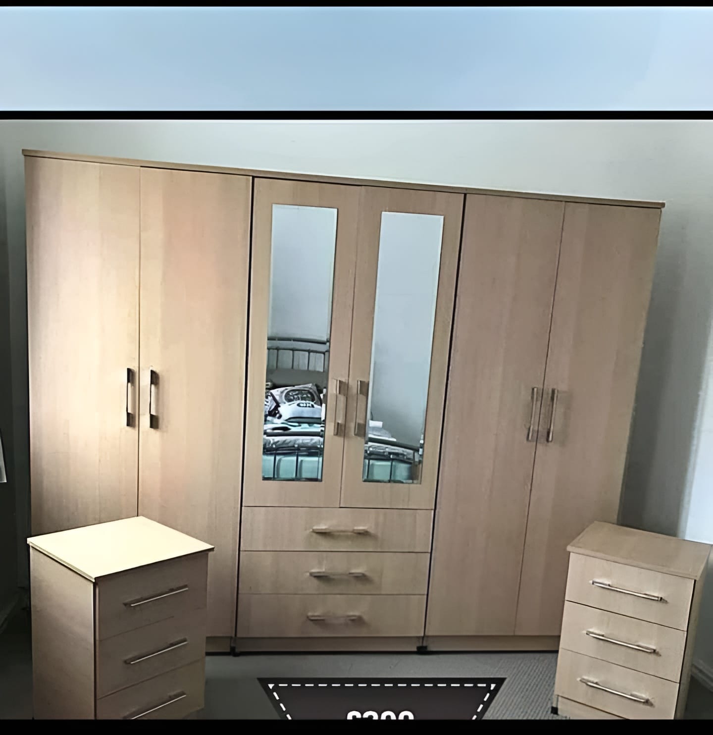 Premium Six Door Wardrobe Set – UkFurnitureMart