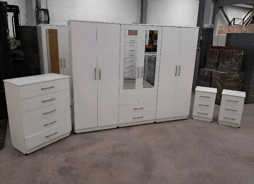 Premium Six Door Wardrobe Set – UkFurnitureMart