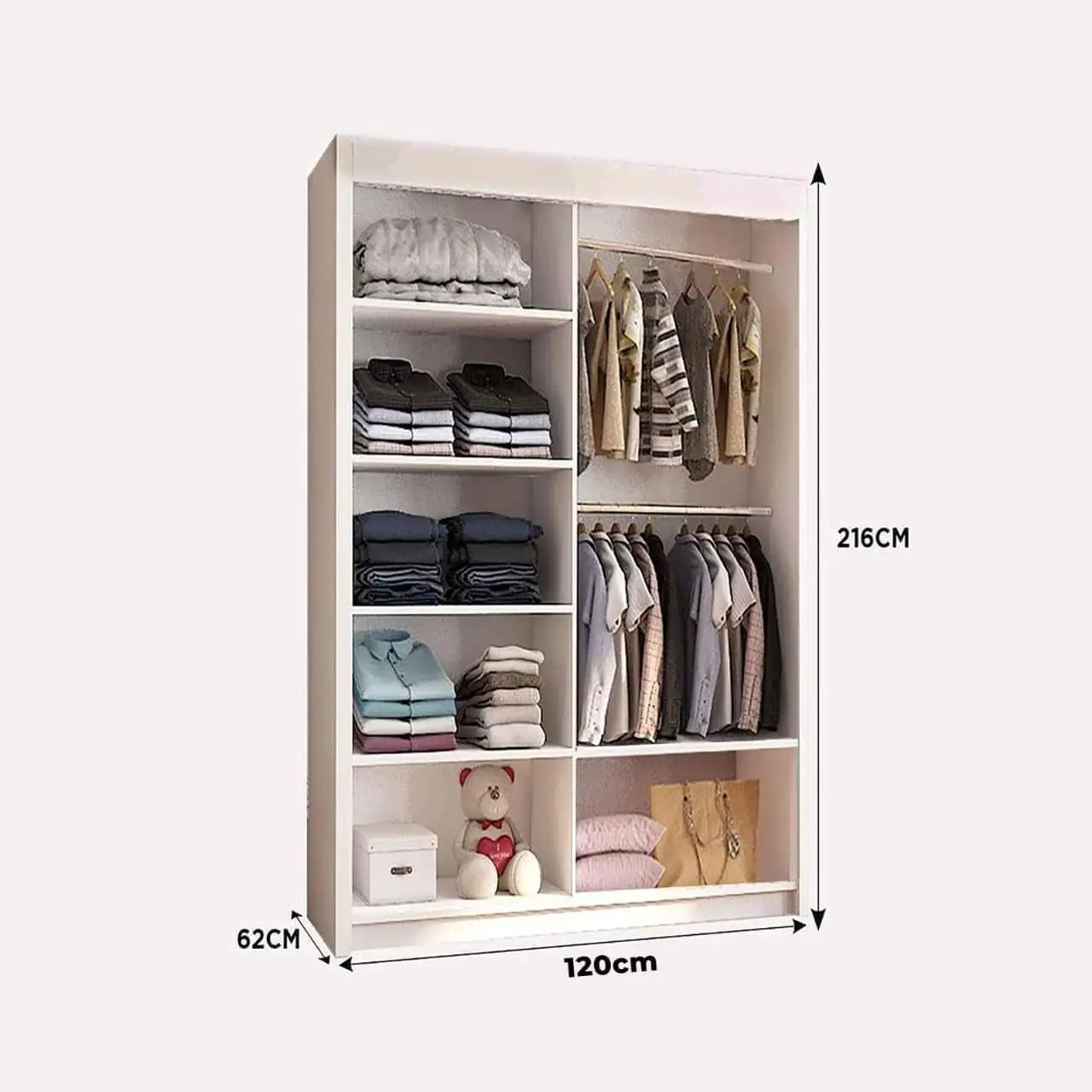 OSLO WARDROBE 150cm/180cm/203/250cm