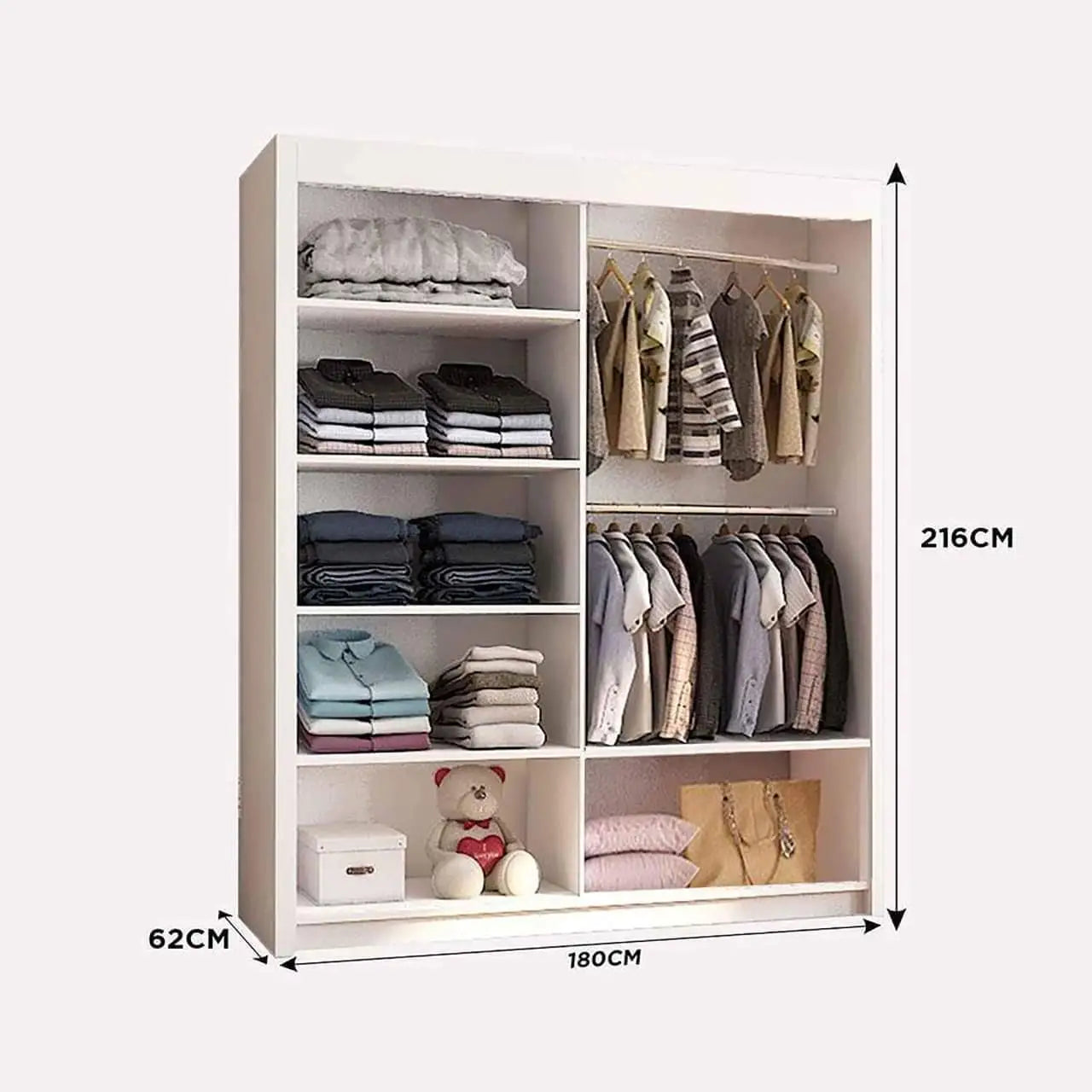 OSLO WARDROBE 150cm/180cm/203/250cm