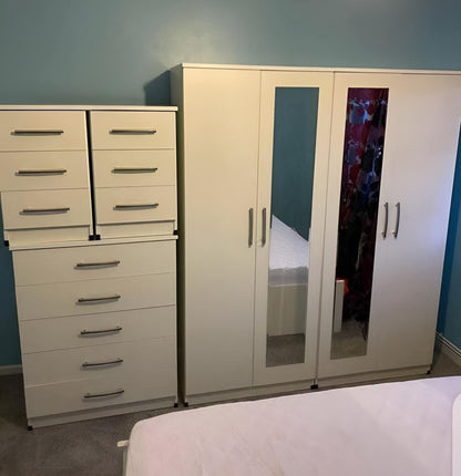 Premium Four Door Wardrobe Set – UkFurnitureMart
