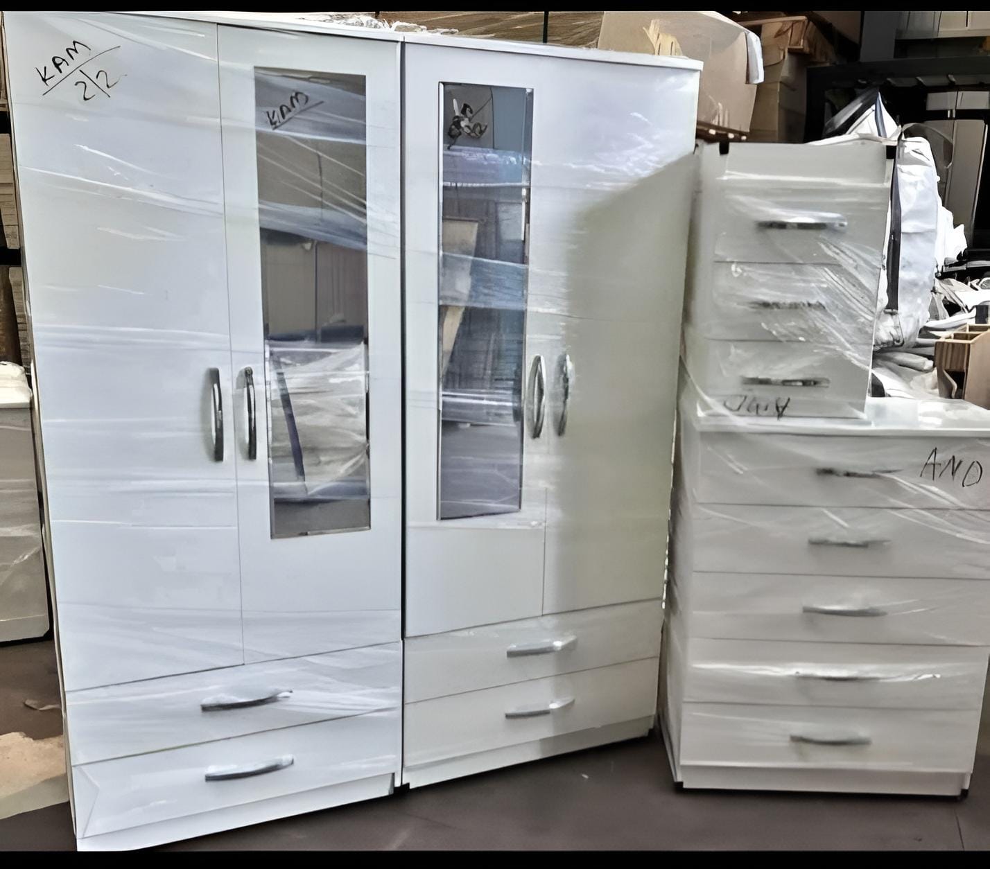 Premium Four Door Wardrobe Set – UkFurnitureMart